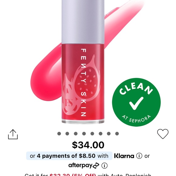 ✨NEW Fenty Treatz Hydrating + Strengthening Lip Oil ✨ - Picture 4 of 4